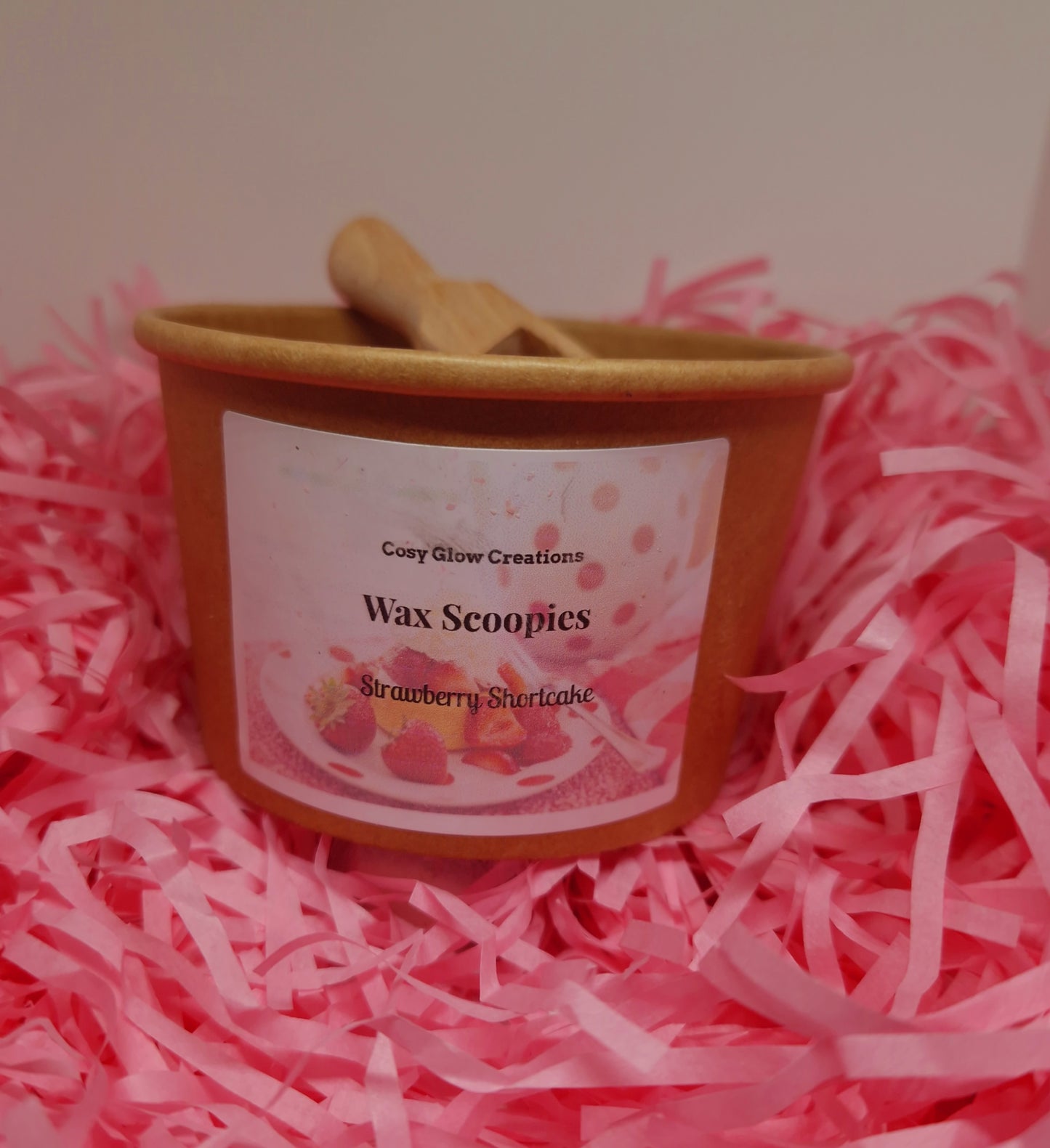 Wax Melt Scoopies 100g pot with scoop