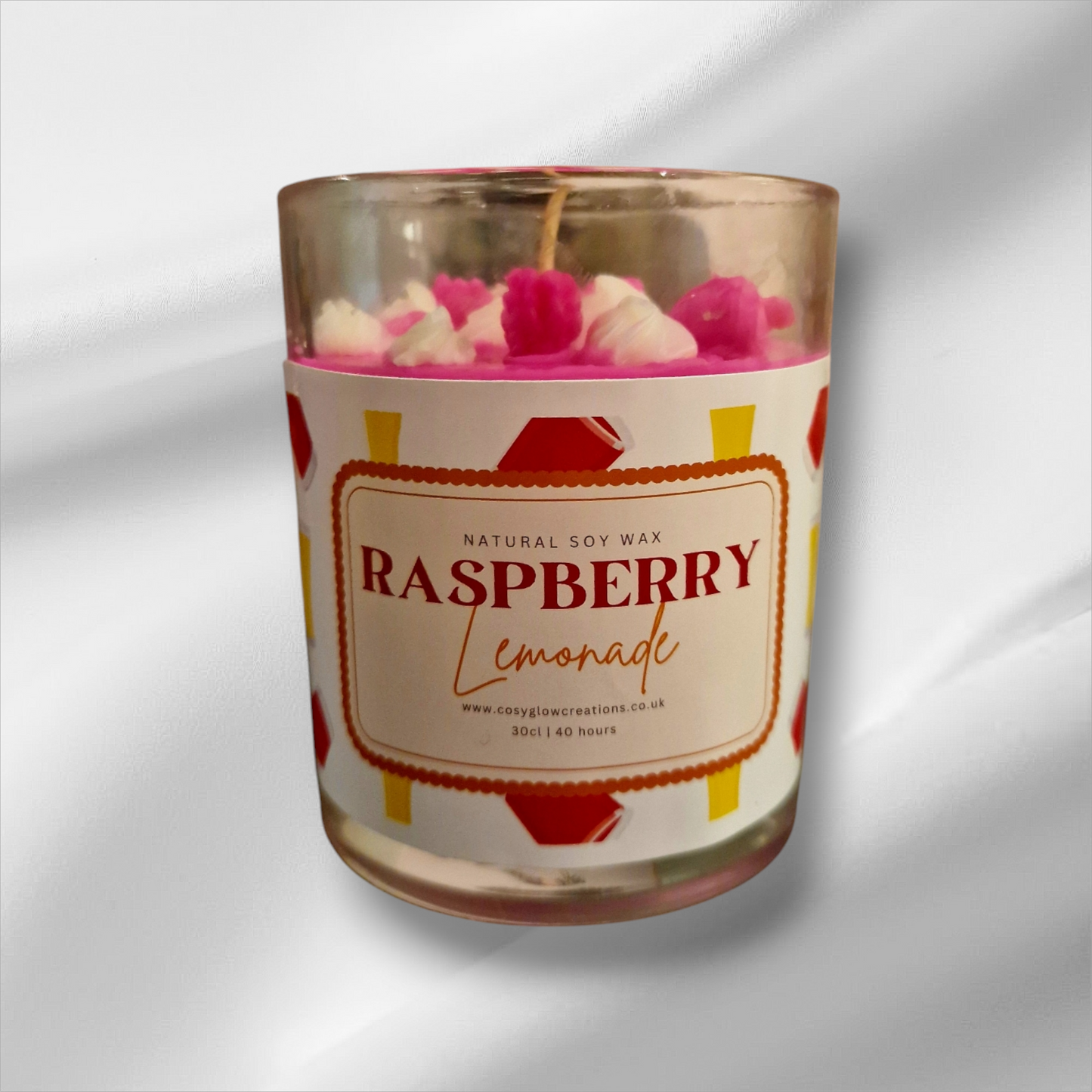 Raspberry Lemonade Soy Candle 30cl