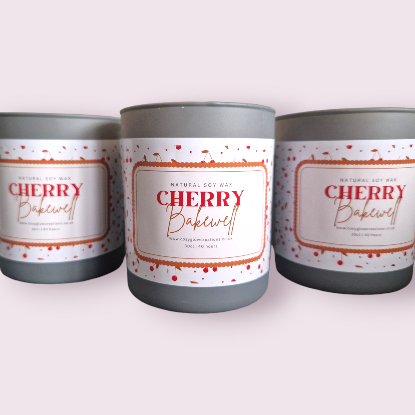 Cherry Bakewell Soy Candle 30cl