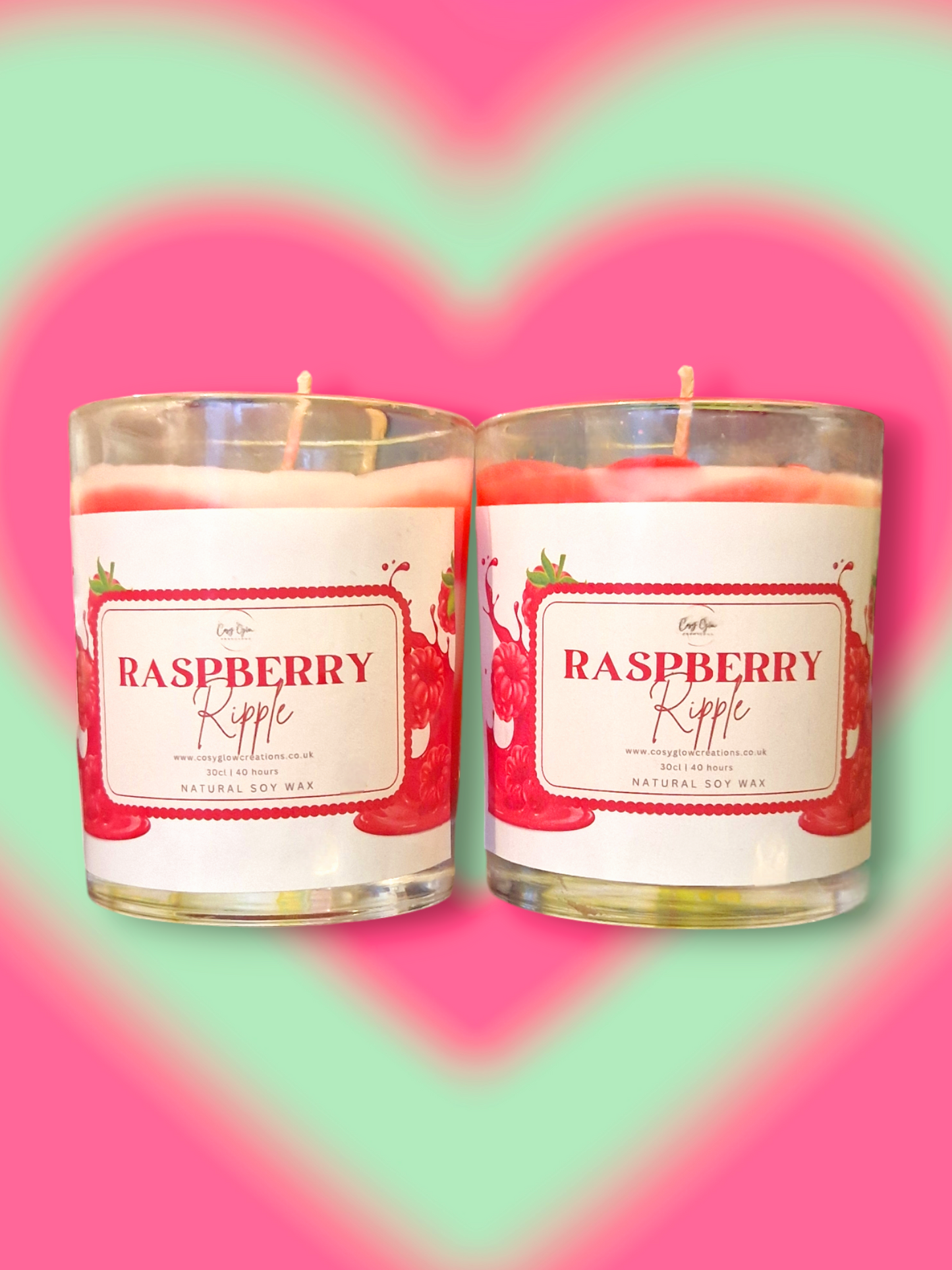 Raspberry Ripple Candle 30cl