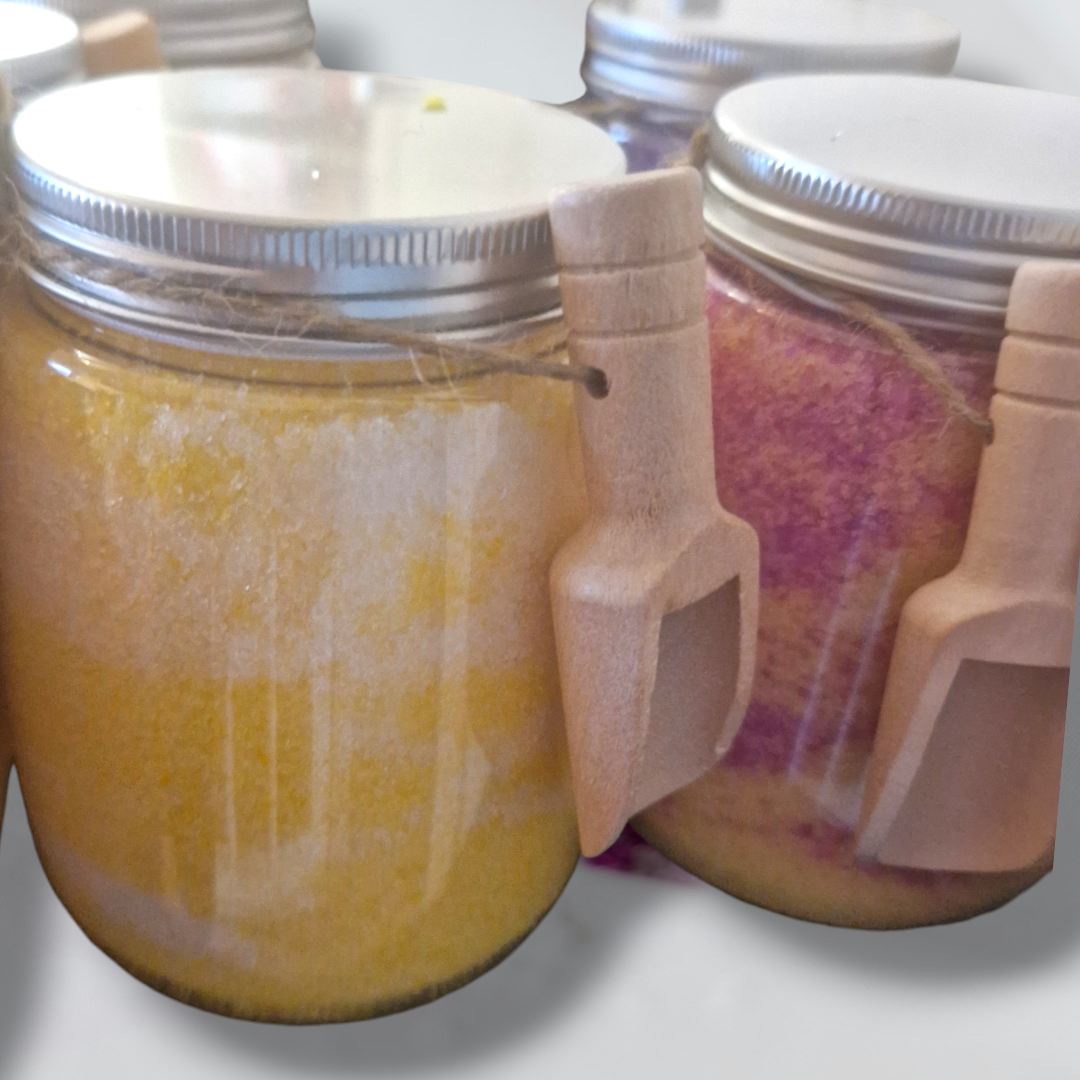 Luxury Scented Soaking Salts 500g Jar