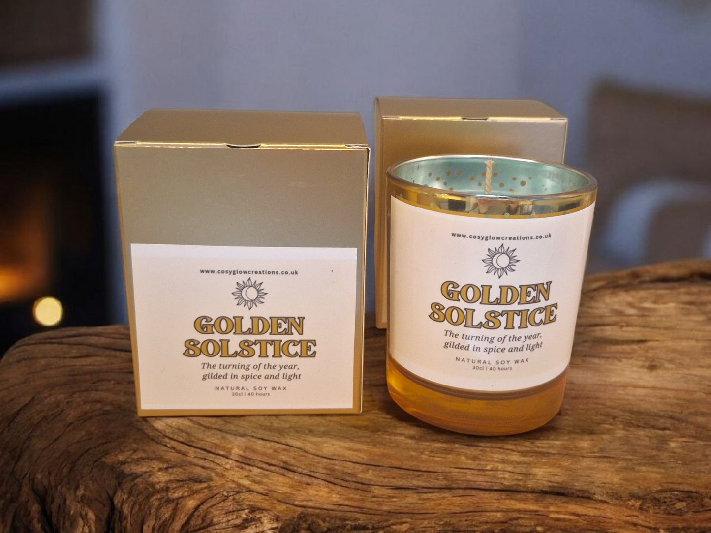 Golden Solstice Limited Edition Winter Candle