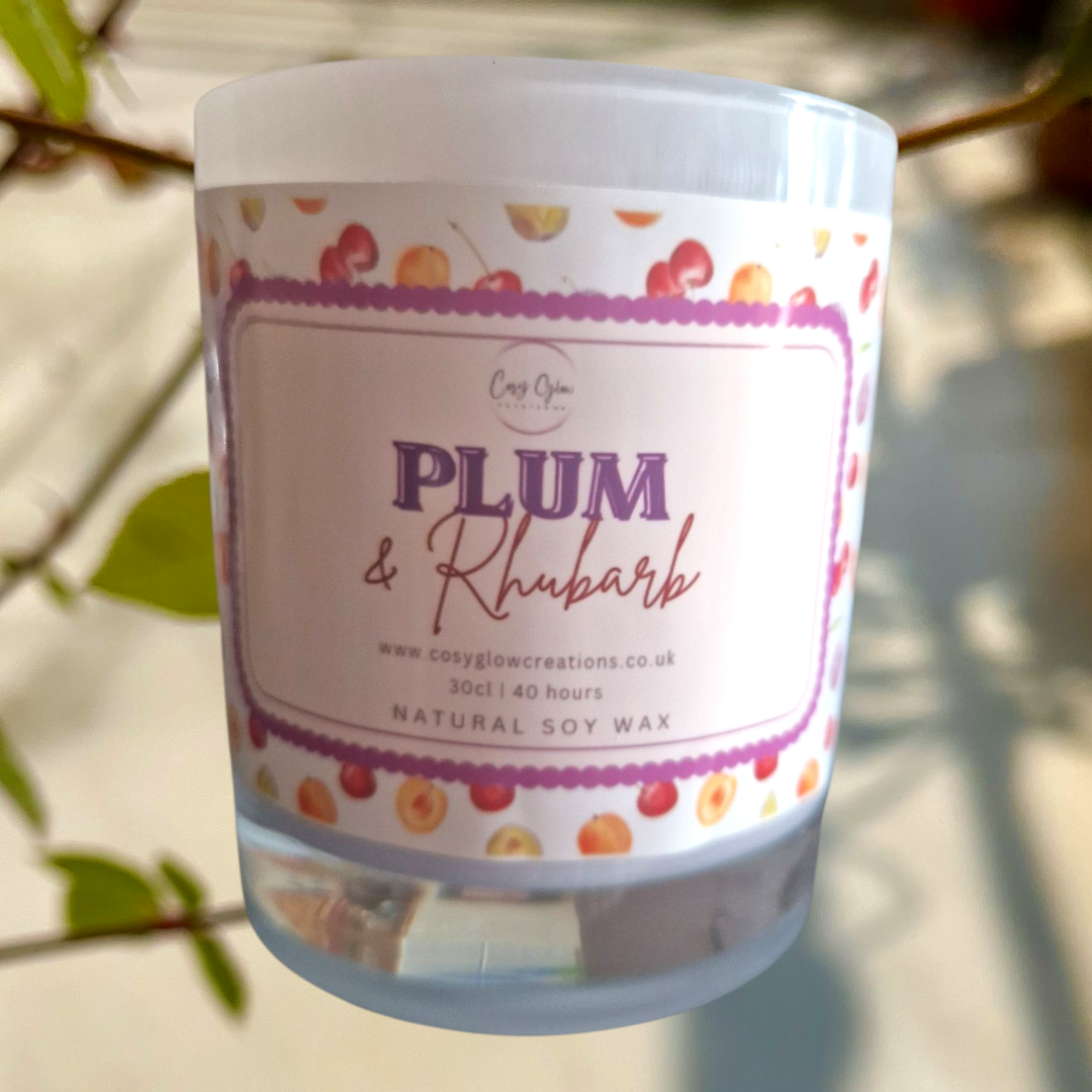 Plum & Rhubarb Candle 30cl
