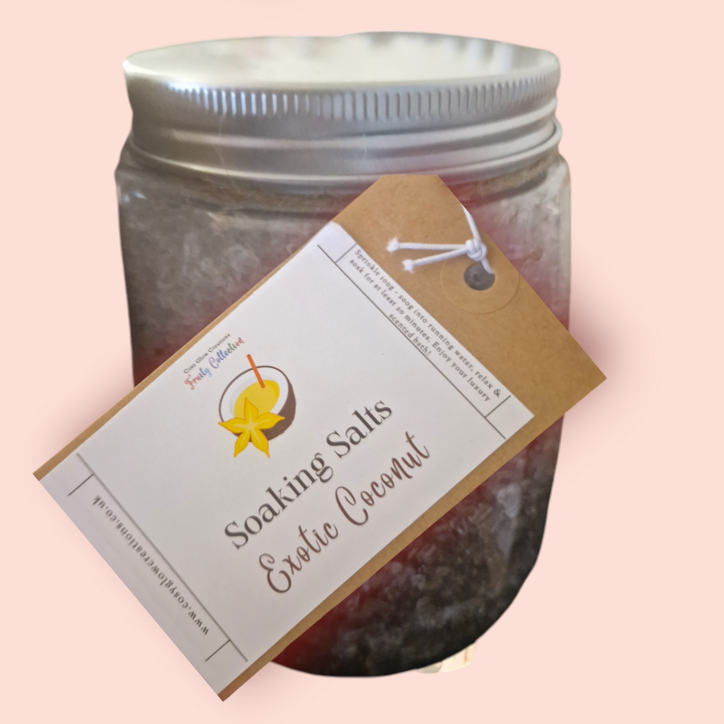 Luxury Scented Soaking Salts 500g Jar